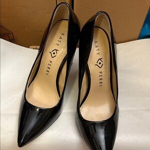 Katy Perry Black Patent Leather Heels